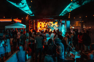 Dance floor full of people at Terrace Afterhours Las Vegas nightclub