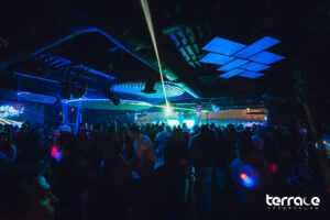 Club goers enjoying music indoors at Terrace Afterhours