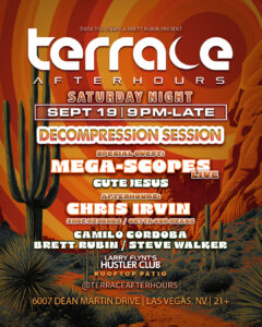 Artwork for decompression session a Terrace Afterhours 2026