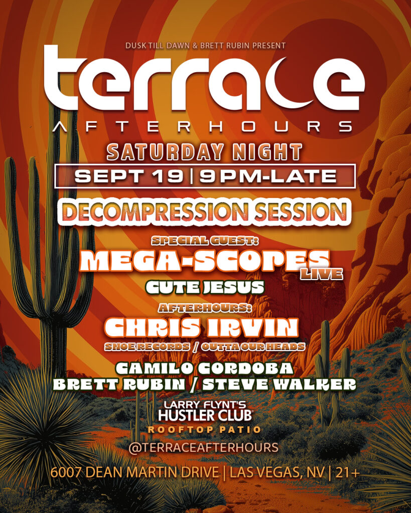 Artwork for decompression session a Terrace Afterhours 2026