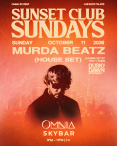 OCTOBER 11, 2026 SUNSET CLUB SUNDAY FLYER