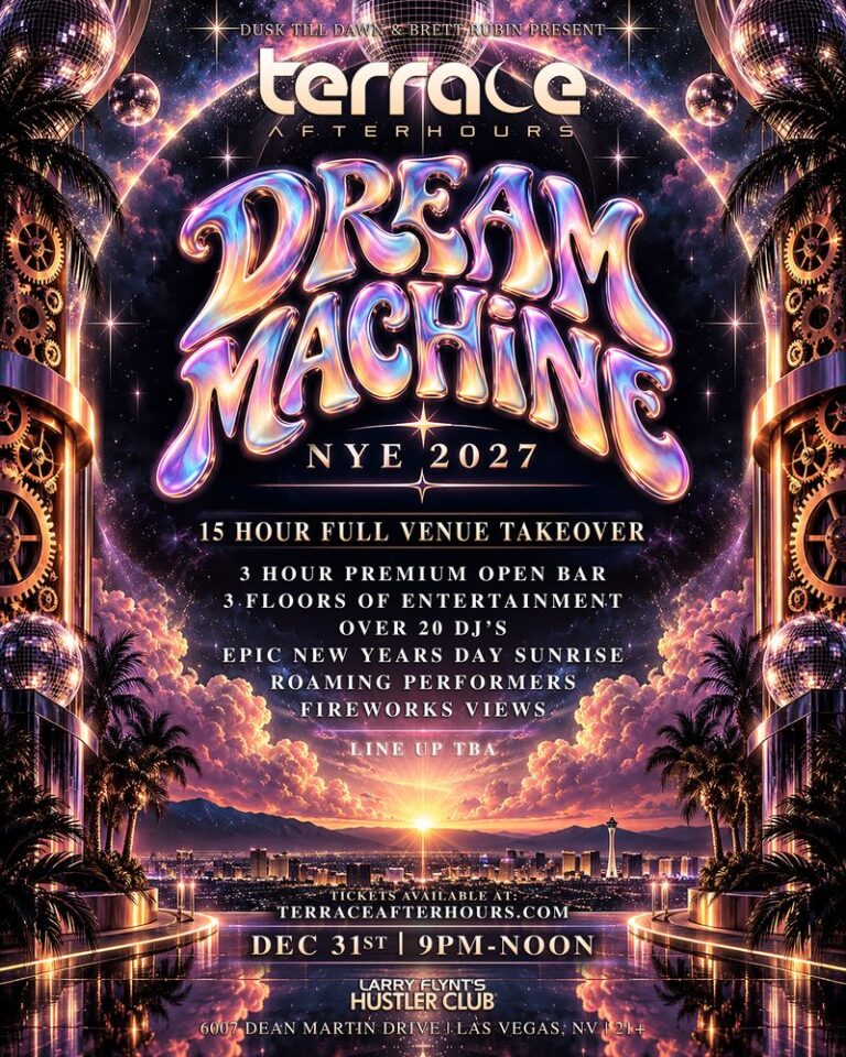 Terrace Afterhours NYE 2027 flyer